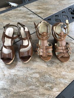 Guess wedges size 7 and express wedges size 7