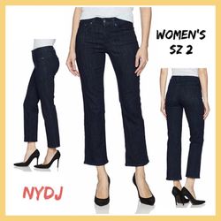 NWT Womens Designer NYDJ Jeans Sz:2