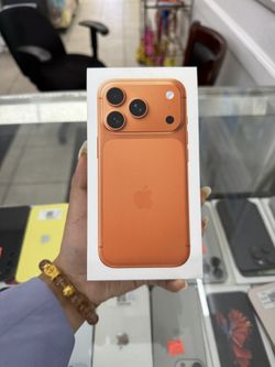 Brand New Seal iPhone 17 Pro Max 512GB Unlocked Orange And Silver