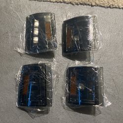 1(contact info removed) GMC C10 Sierra Smoked Pickup Head Light Turn Signal Left&Right Pair