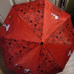 Collectibles Snoopy Red Portable Umbrella