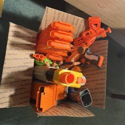 Huge Toy Bundle + Nerf Guns + Army Guys/Men + GI Joe Figurines + New Basketball + Hot Wheels + Tracks + Shake Toys + More 