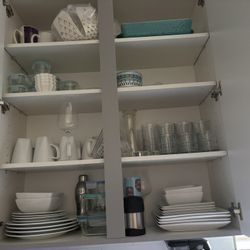 Assorted Kitchen Dish Set – Plates, Bowls, Glasses- Bundle Price: $50