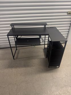 Office Desk W/LED Lighting
