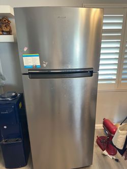 Whirlpool Stainless Steel Refrigerator Like New