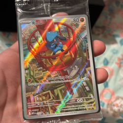 Riolu pokemon promo card 