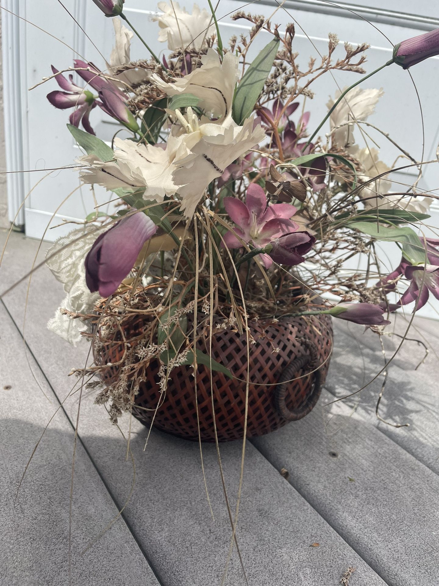 Silk Flowers Centerpiece 