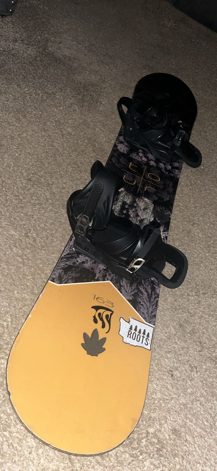 Tour Snowboard / Burton bindings