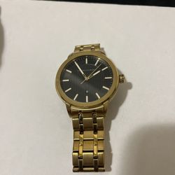 Gold Armani Exchange