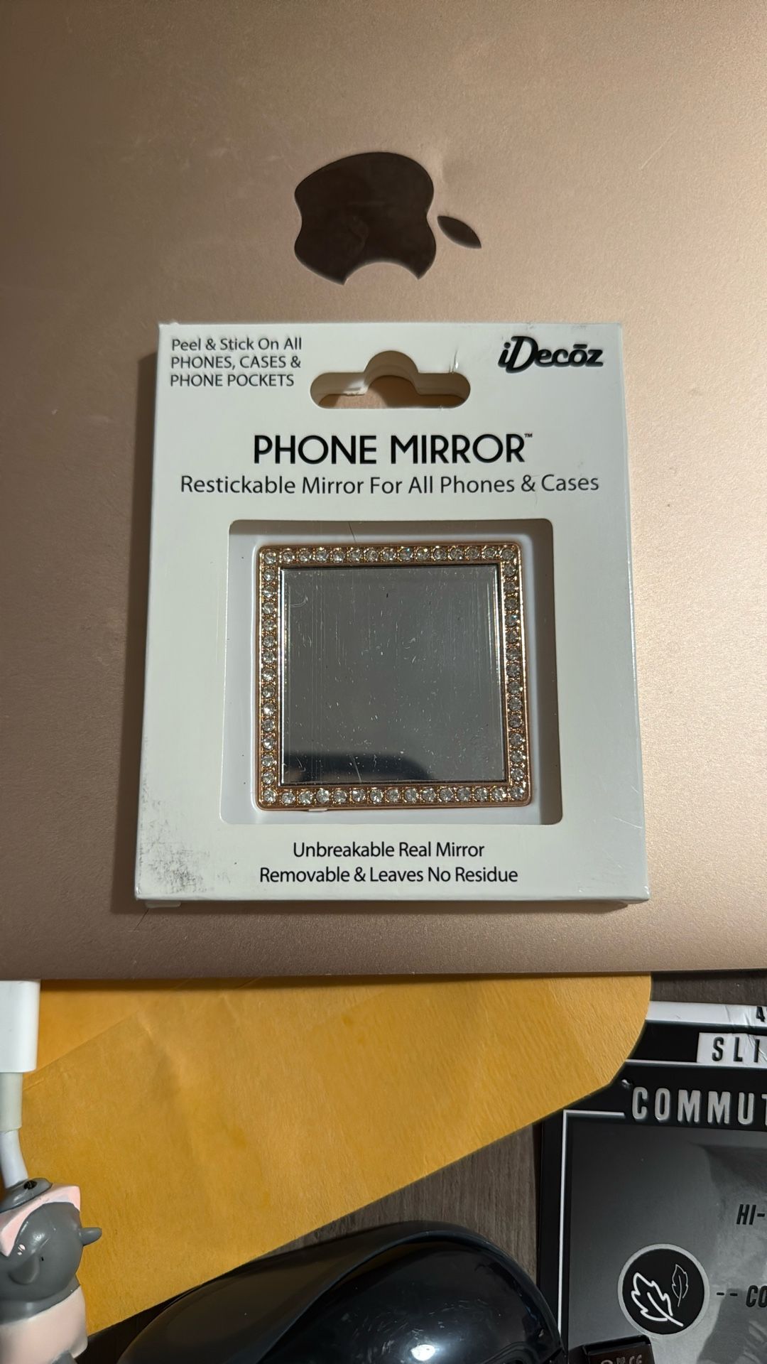 Diamond Bling Make Up Mirror For Phone Case