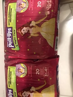 Girls Huggies Size3T-4T (2) Packages for $15 Firm