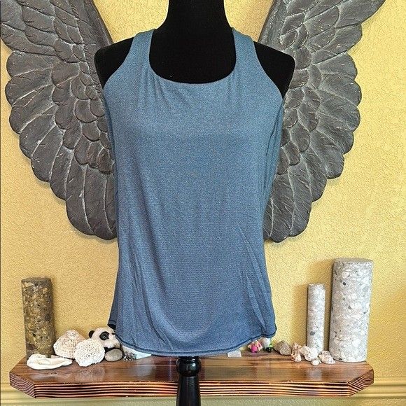 Lululemon Blue Open Back Tank Top
