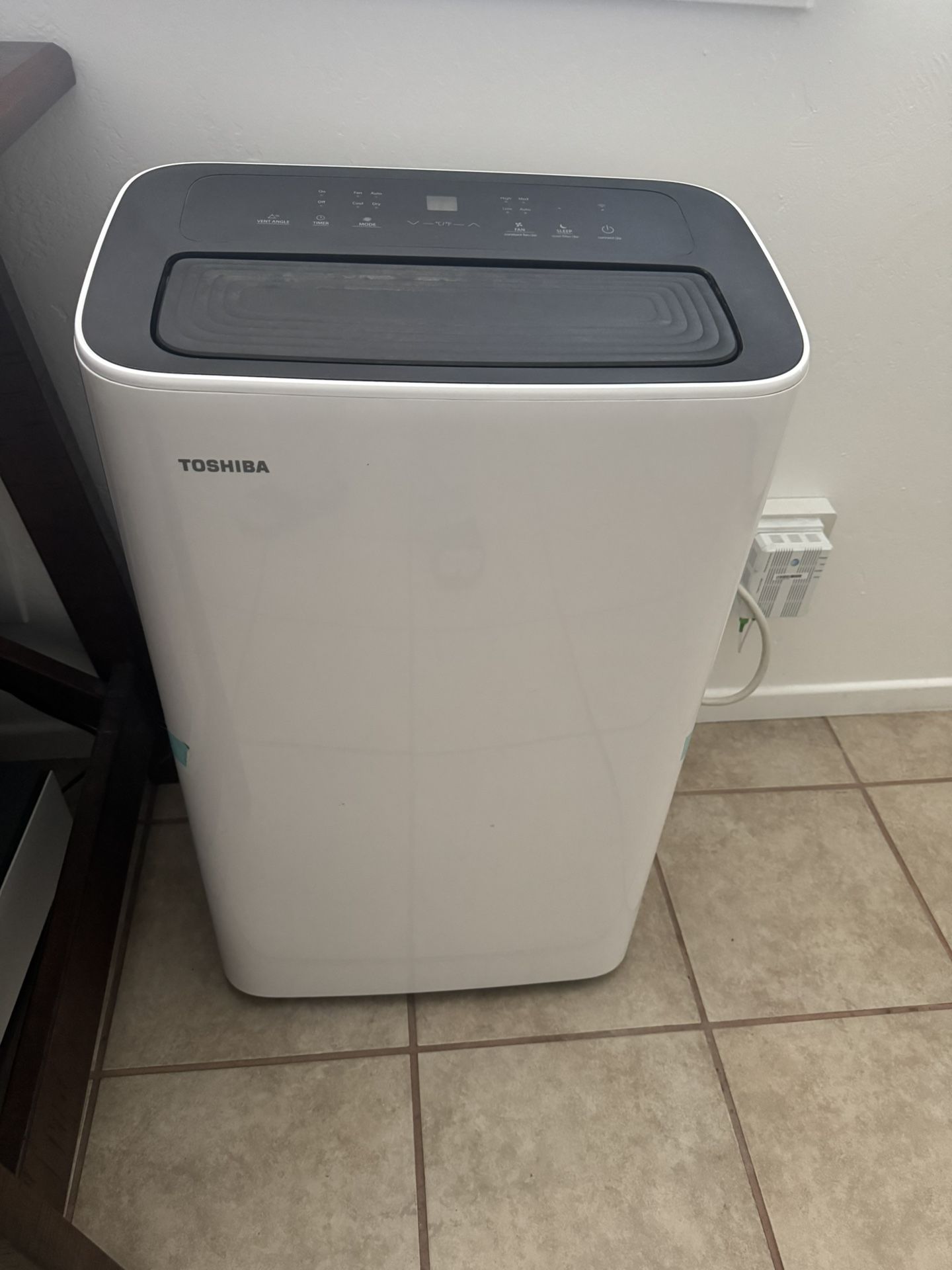 8,000 (DOE) BTU Portable Air Conditioner Cools 350 sq. ft. with Dehumidifier and Remote Control in White