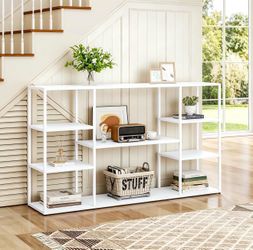 Brand New White Console Table with Shelves | Entryway / Sofa Table