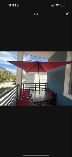 Table and chairs