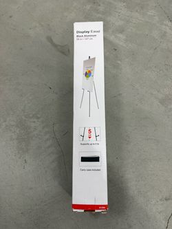 Black Aluminum Display Easel