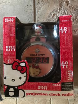 Hello Kitty Projection Clock Radio