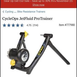 Cycle OPS bike Trainer