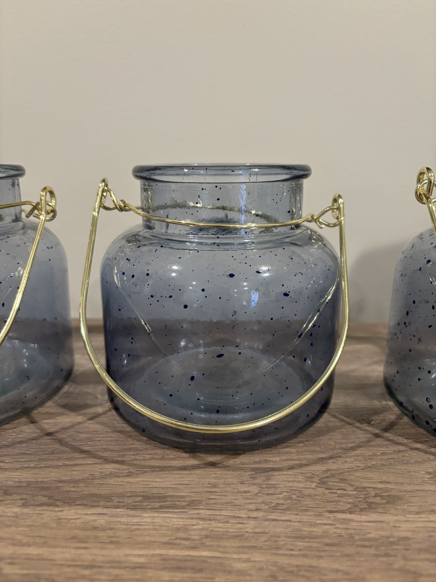 Blue Accent Jars 