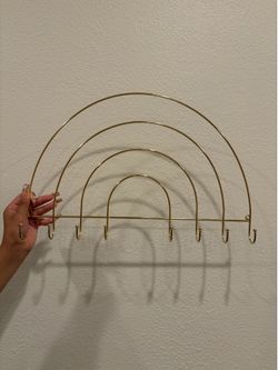 Rainbow holder for hair bows or jewelry