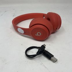 Beats by Dr. Dre Solo3 Wireless On the Ear Headphones - Red Check Photos WORKS
