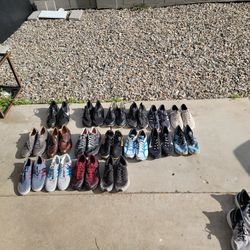 Collection of shoes SIZE 12 Nike Airs Adidas Puma Magnani Ecco  Lakai 