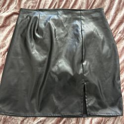 Leather Skirt 