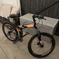 EuroBike G7 Folding Mountain Bike w/Upgrades