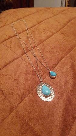 Double chain necklace jewelry
