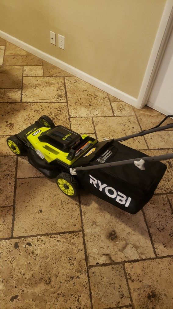 Ryobi Battery Powered Lawn Mower New