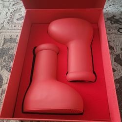 MSCHF Red Astro Boots