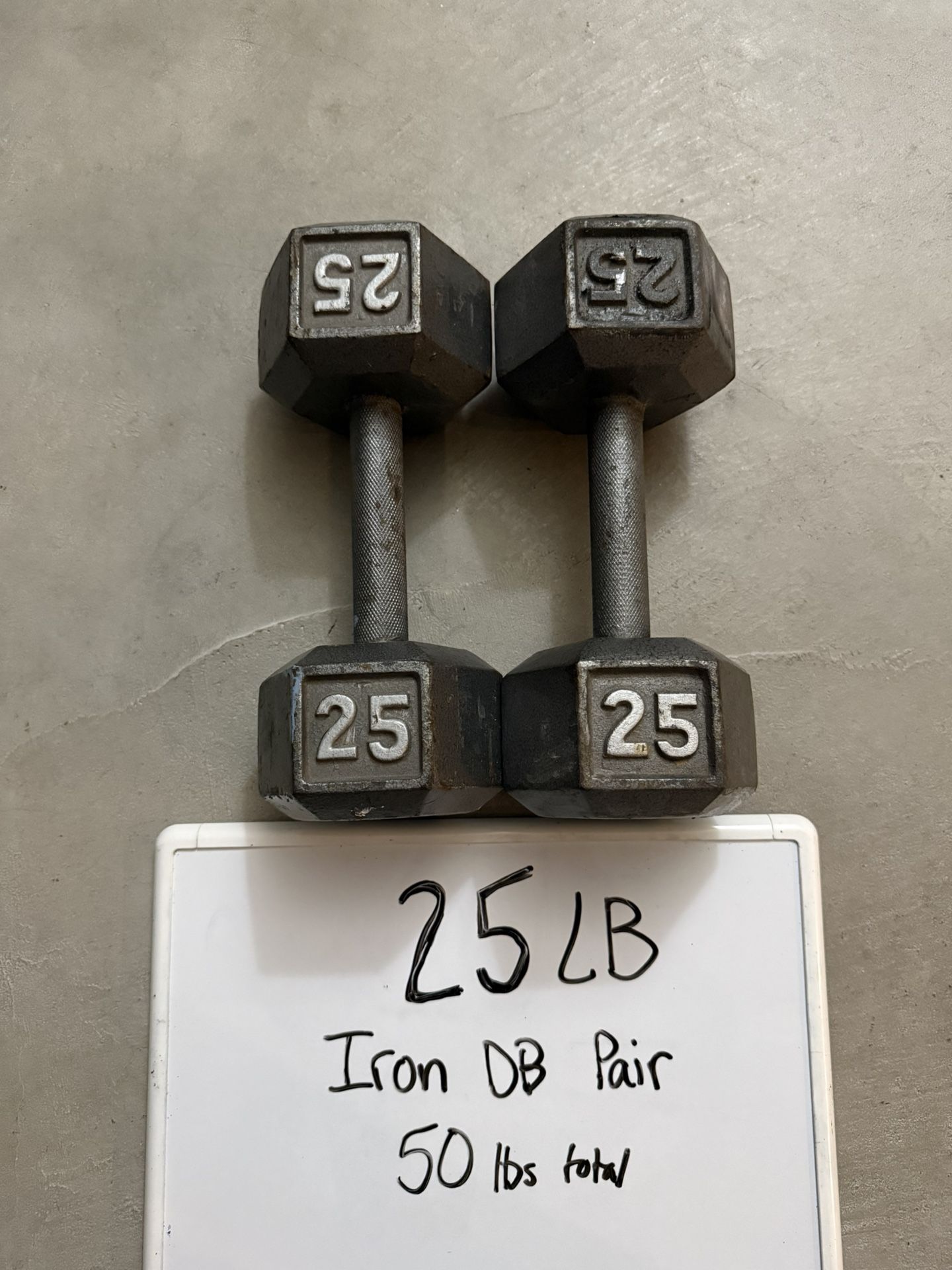 25LB Dumbbells