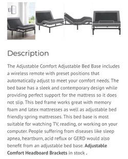 Classic Brands Queen Size Adjustable Bed Base