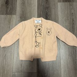 Old Navy x Disney Winnie the Pooh-style cardigan