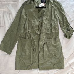 Army Green Jacket W/ Hoodie