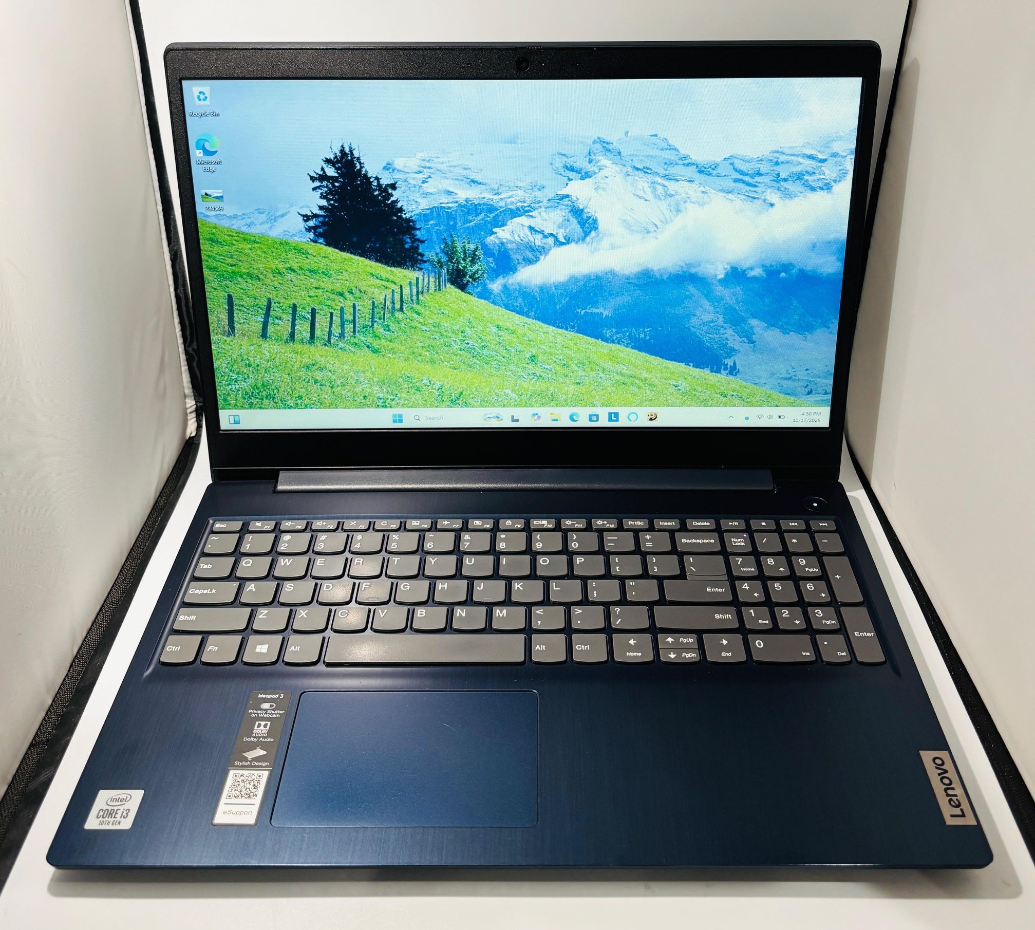 Lenovo iDeaPad 15.6” Touchscreen 2020 Core i3-10th Gen 2.10GHz 8GB 256GB SSD Full Keyboard