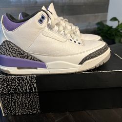 Size 9 - Jordan 3 Retro Mid Dark Iris