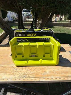 Ryobi 40V 3-Port Sequential Battery Charger