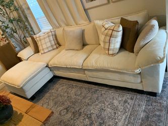 Beige sofa