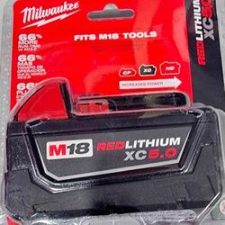 Milwaukee 5.0 Battery 