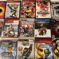 PLAYSTATION Video GAMES PS2 PS3 PS4