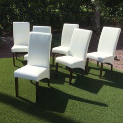 White Dining Chairs Set Of 6