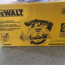 Dewalt 20 V 6-1/2 Brushless Circular Saw Tool Only