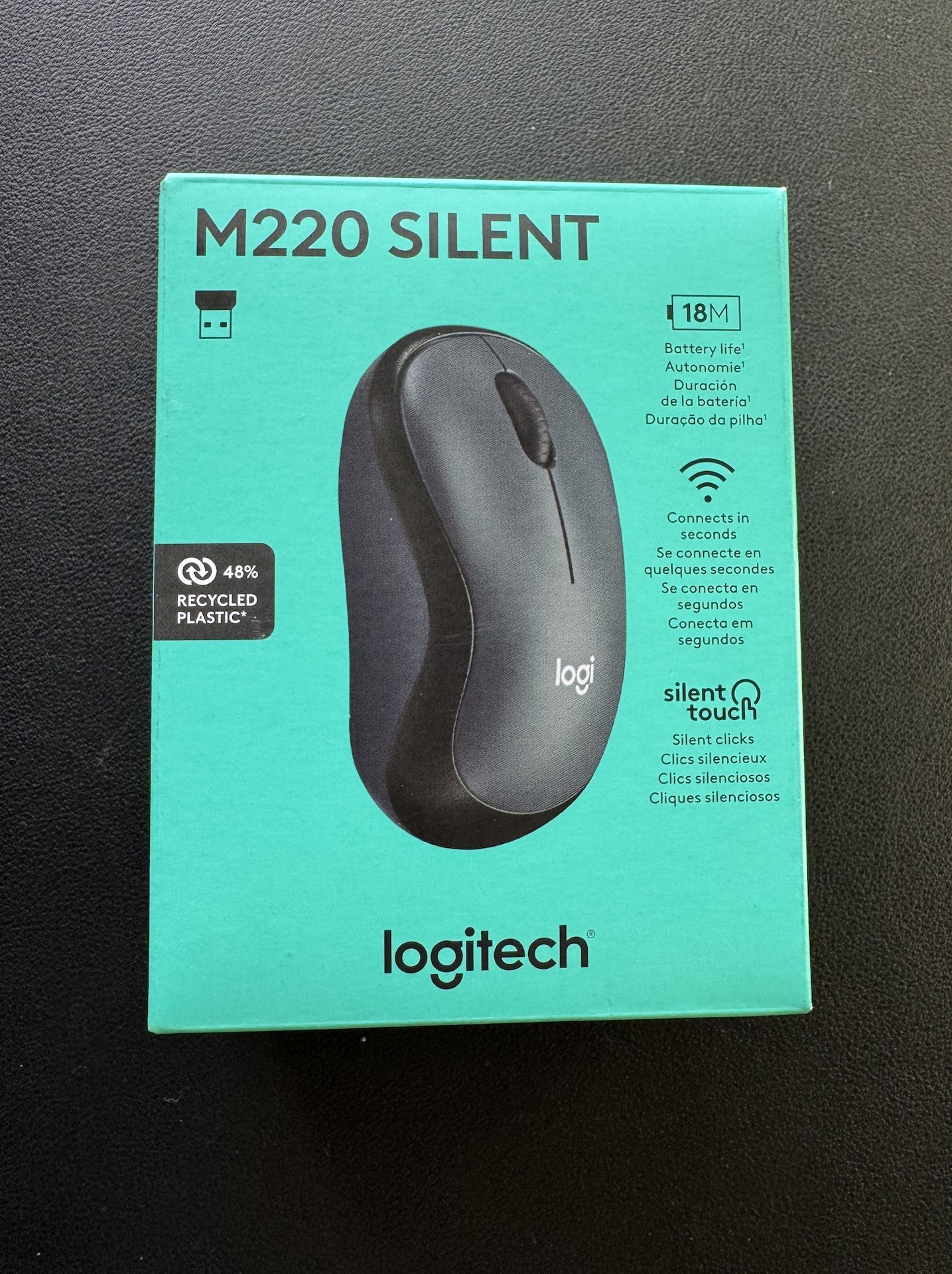 Logitech M220 Silent Wireless Mouse Computer Mouse BRAND NEW! Bluetooth Wireless 3-button Mouse