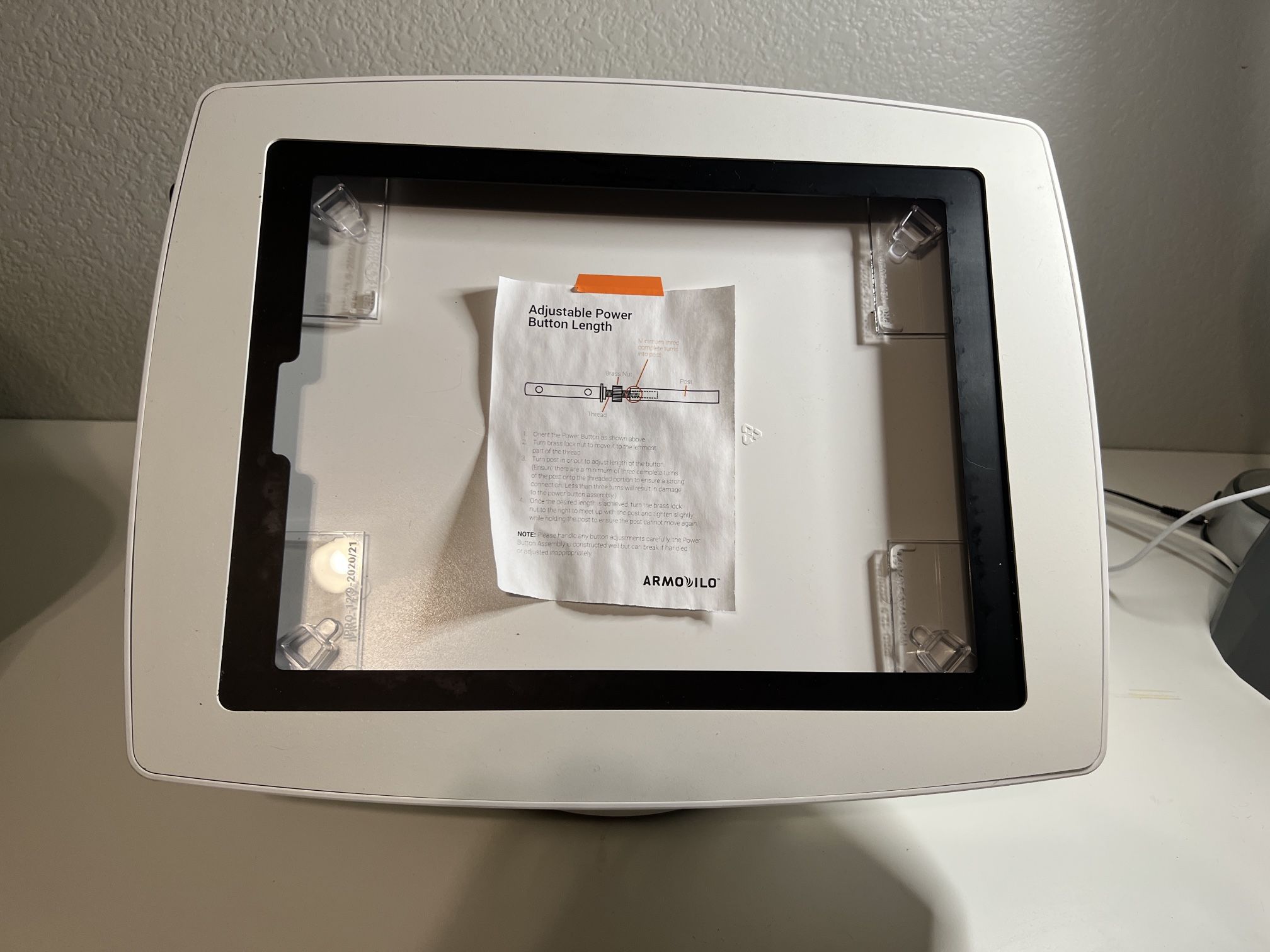 Sphere by Armodilo, a secure tablet and iPad enclosure and stand