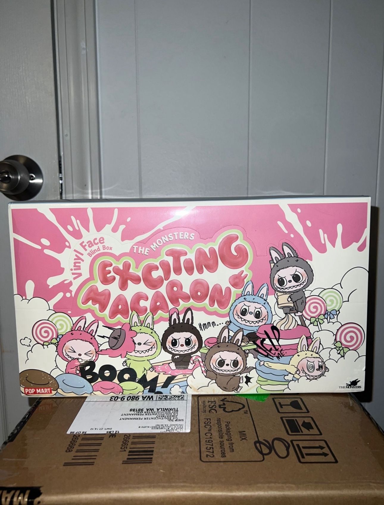 BRAND NEW SEALED LABUBU EXCITING MACAROON