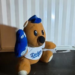 LA Dodgers Major League Number One Fan Small Plush Animal