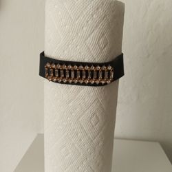 Choker Leather  Necklace .