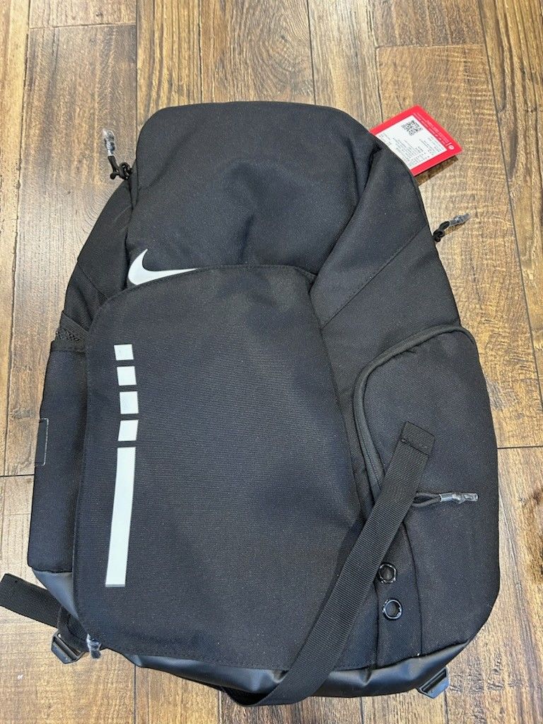 Nike Men's Hoops Elite Backpack, Black Anthracite and Metallic Silver