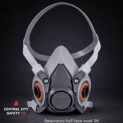 RESPIRATORY HALF FACE MASK 3M MEDIUM